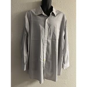 Sz 19 (35/36) GS Dry Cleaned Easy Stretch Button Front Shirt #224*12